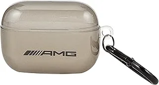 AMG Transparent Case White Logo for Airpods Pro - Black