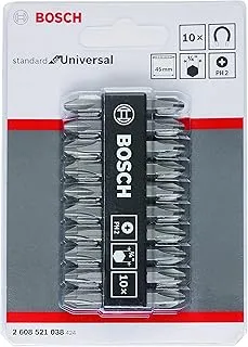 Bosch P10 - Ph2-Double-Ended, Silver, 45 mm, 2608521038