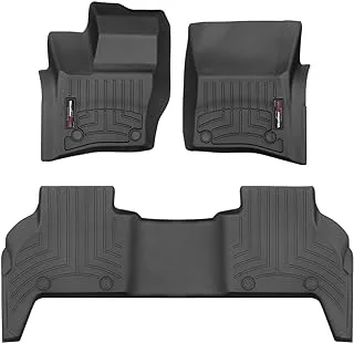 WeatherTech DigitalFit Front and Rear Floorliners for Range Rover Defender 110, Black