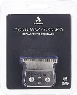 Andis 04555 Cordless T-Outliner Lithium Ion Replacement Deep Tooth GTX Blade - Carbon Steel