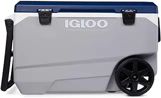 IGLOO Outdoor Maxcold Latitude Cool Box, Grey, 85 Litre