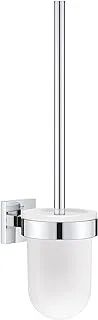 GROHE Start Cube Toilet Brush Set, Chrome,40977000