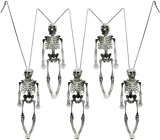 Party Magic Skeleton Garland 5Pcs 37x280cm - Halloween