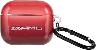 CG MOBILE AMG Transparent Case White Logo for Airpods 3 - Red