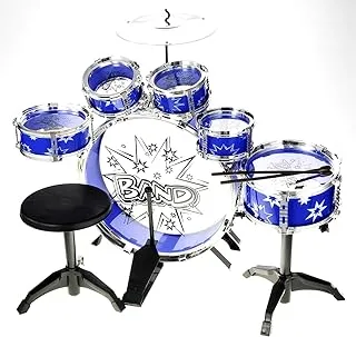 11pc Kids Boy Girl Drum Set Musical Instrument Toy Playset B