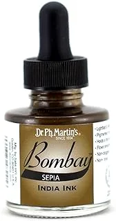 Dr. Ph. Martin's Bombay India Ink, 1 oz., Sepia