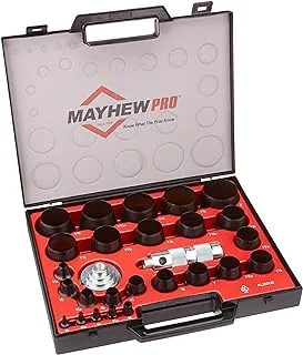 Mayhew Pro 66002 1/8 بوصة إلى 2 بوصة مجموعة الثقب الإمبراطوري SAE المجوفة