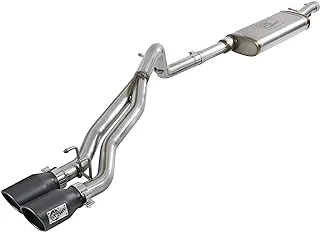 aFe Power 49-48054-B Rebel Series Stainless Steel Cat-Back Exhaust System (Black Tips)