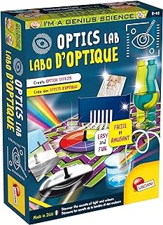 Lisciani I'm A Genius Create Your Own Optical Effects Laboratory Kit, 25 Fun Experiments - EX48984