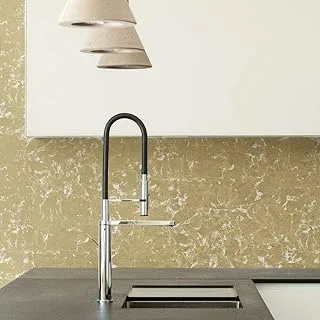 RoomMates Decor RoomMates RMK11381WP Metallic Gold Leaf Peel and Stick Wallpaper