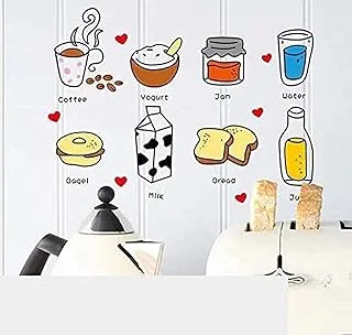 kitchen utensils Wall Stickers For Kitchen Home Decor Removable Wall Decals