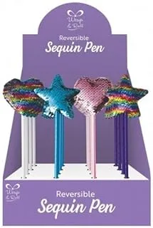 Wrap & Roll Reversible Sequin Pens 64-Piece, Assorted