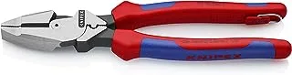 Knipex Tools 09 12 240 T BKA 9 1/4 بوصة كماشة خطية ذات رافعة عالية للغاية مع شريط سحب السمك، مكشكش، مرفق حبل