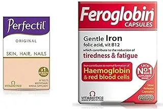 Vitabiotics Bundle: Perfectil Original 30 Tablets + Feroglobin Original 30 Tablets