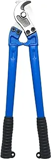 VTOOLS 18 Inch Cable Cutter, Heavy Duty Carbon Steel Wire Cutter, Dipped Handle, Cutter for Aluminum, Copper, Communications Cable, Blue, VT2209