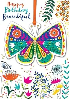 Rachel Ellen Designs Marigold Butterfly Birthday Card