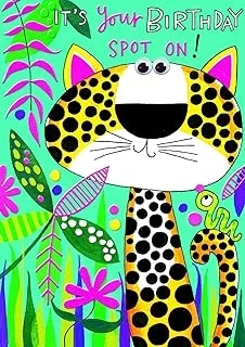 Rachel Ellen Designs Take A Walk On The Wild Side Spot On Birthday Card