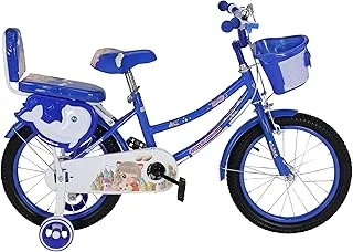 James Jordan Kids Bike Girl- JDN1012-16| Wheel Size: 16 x 2.125 Tyre, UCP Spoke| Ergonomically Designed with Plastic Pedal, Front Basket and Back Seat| Perfect for Kids|