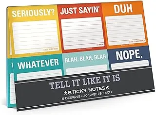 Knock Knock Tell It Like It Is Sticky Note Packet