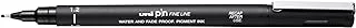 Uniball Pin Fine Line Drawing Pen 12-Pack, 1.2 mm Thick, Black