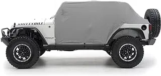 Smittybilt Water-Resistant Cab Cover with Door Flaps in Gray - Wrangler Unlimited JK 4 Door Part S-B1069