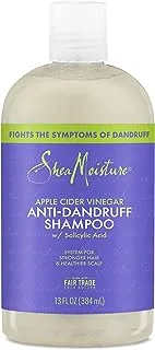 SheaMoisture Hair Care System Shampoo For Stronger Hair & Healthier Scalp Anti-Dandruff Shampoo Formulated With Apple Cider Vinegar And Fair Trade Shea Butter 384ml