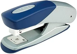 Rexel Matador Half Strip Stapler, 25 Sheet Capacity, Uses 24/6 and 26/6 Staples, Metal Body, Blue/Silver, 2100951