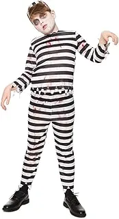 Mad Toys Trick or Treat Zombie Prisoner Spooky Theme Party Halloween Child Costumes, 11-12 Years