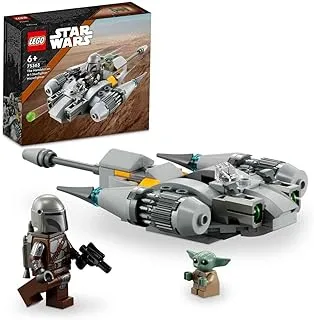 LEGO 75363 Star Wars The Mandalorian N-1 Starfighter™ Microfighter Microscale Building Toy, The Book of Boba Fett Vehicle with Grogu Baby Yoda Figure, Gifts for Kids, Boys, Girls Aged 6 Plus