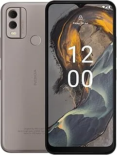 هاتف Nokia C22 4G Android الذكي، ثنائي الشريحة، ذاكرة وصول عشوائي 3 جيجابايت + ذاكرة وصول عشوائي افتراضية 2 جيجابايت، ذاكرة 64 جيجابايت، شاشة LCD مقاس 6.5 بوصة عالية الدقة مع نوتش على شكل حرف V، نظام Android 13، فتح القفل بالوجه مع قناع، مستشعر بصمة الإصبع الخلفي - رملي