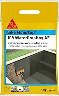 SIKA - Cementitious waterproofing mortar Monotop 109 AE Easy and fast application For small areas Good adhesion Grey 5kg 713376