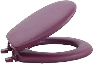 Achim Home Furnishings Burgundy TOVYSTBU04 17-Inch Fantasia Standard Toilet Seat, Soft