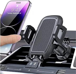 Sulfar Ultra Stable Generation Car Phone Holder for Air Vent, Shakeproof Phone Holder Car Car Mobile Holder Compatible with iPhone 14 Pro Max 13 12 11, Samsung S23, Xiaomi, ONEPLUS, Google, HUAWEI