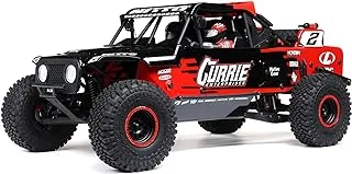 Losi RC Truck 1/10 Hammer Rey U4 4 Wheel Drive Rock Racer Brushless RTR Battery and Charger Not Included with Smart and AVC Red LOS03030T1