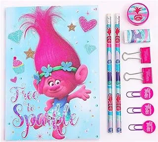 Trucare Universal Trolls Free to Sparkle Stationery Set 10-Pieces