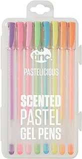 Tinc Pastelicious Scented Gel Pen| Set of 8 Multicolor Gelpen| Birthday Giveaways for Kids | Cute stuff Party Favors for Kids | School Supplies Gifts for Girls and Boys | Cute Stationary Gifts