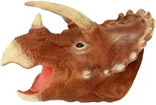 Keycraft Triceratops Hand Puppet, Brown, Cr164