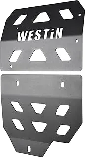 Westin Textured Black Transmission Pan Skid Plate Wrangler JL 2dr/Wrangler JL Unlimited 4dr 2018-2019