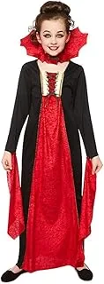 Mad Toys Scary Vampiress/Countess Dress Spooky Theme Party Halloween Book Week and World Book Day Child Costume, 11-12 Years