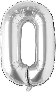 Italo Q Alphabet Letter Foil Balloon, 32-Inch Size, Silver