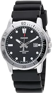 Casio Men's Watch - MTP-VD01-1EVUDF Black Dial, Black Band