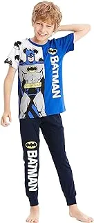 Warner Brothers 2S20160-10Y Boy's Pajamas, 10 Year Size, Blue/Navy