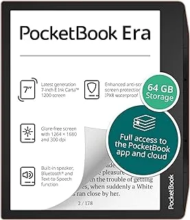 قارئ الكتب الإلكترونية PocketBook 700 Era Copper، شاشة تعمل باللمس، 64 جيجابايت، نحاسي أسود