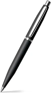 قلم حبر جاف أسود غير لامع من Sheaffer VFM 9405 وSHEAFFER K - إعادة تعبئة قلم حبر جاف أزرق ناعم