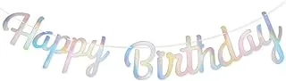 Italo Happy Birthday Banner, Multicolor