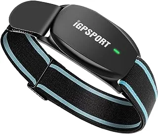 iGPSPORT Heart Rate Monitor Armband HR70, Bluetooth 5.0 ANT+ arm Heart Rate Monitor, 65H Battery Life and HR Zone LED Indicator