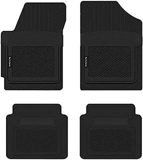 PantsSaver Custom Fits Car Floor Mats for Ford Crown Victoria 2011,Front & 2nd Seat Heavy Duty Floor Mat (4PC), All Weather Protection for Vehicle,Black