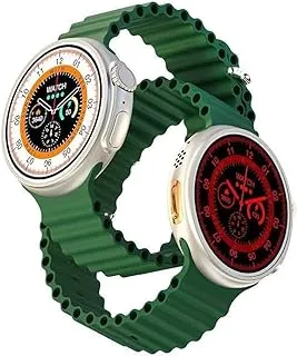 ساعة بورودو ألترا إيفو الذكية مقاس 1.51 بوصة شاشة لمس عريضة - تيتانيوم / أخضر
