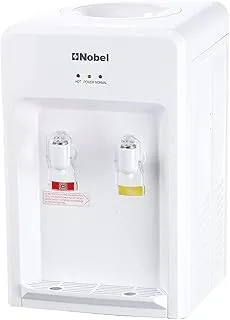 Nobel Table Top 2 TAPS HOT AND NORMAL DURABLE BODY ≥5L/H, 85-95℃ HEATING CAPACITY with Durable Body NWD553 White 1 Year Warranty