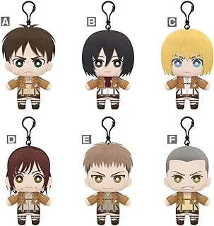 Banpresto Attack on Titan Tomonui Plush Keychain Assort Series 1 Collectible Figure